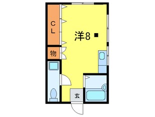 須磨寺ハイツの物件間取画像